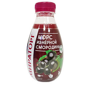 Морс из черной смородины Мираторг 370мл