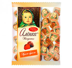 Конфеты Аленка крем-брюле фас 250гр 