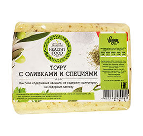 Сыр Тофу с оливками и специями Premium Healthy Food в/у