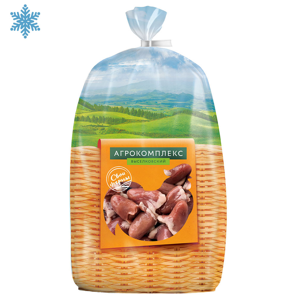 Сердце ЦБ замороженное фпакет 1 кг Агрокомплекс 510₽