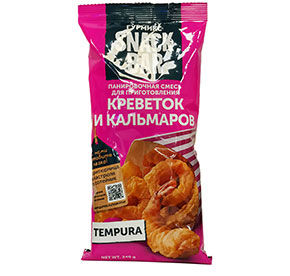 Смесь панировочная Гурмикс для приготовления креветок и кальмаров м/у 240г 