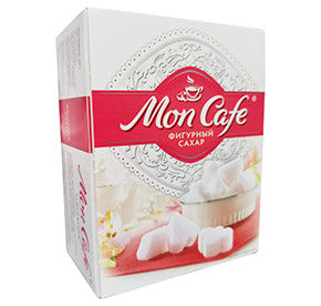 Сахар-рафинад Чайкофский Mon Cafe /фигурный/ 0.5кг к/уп