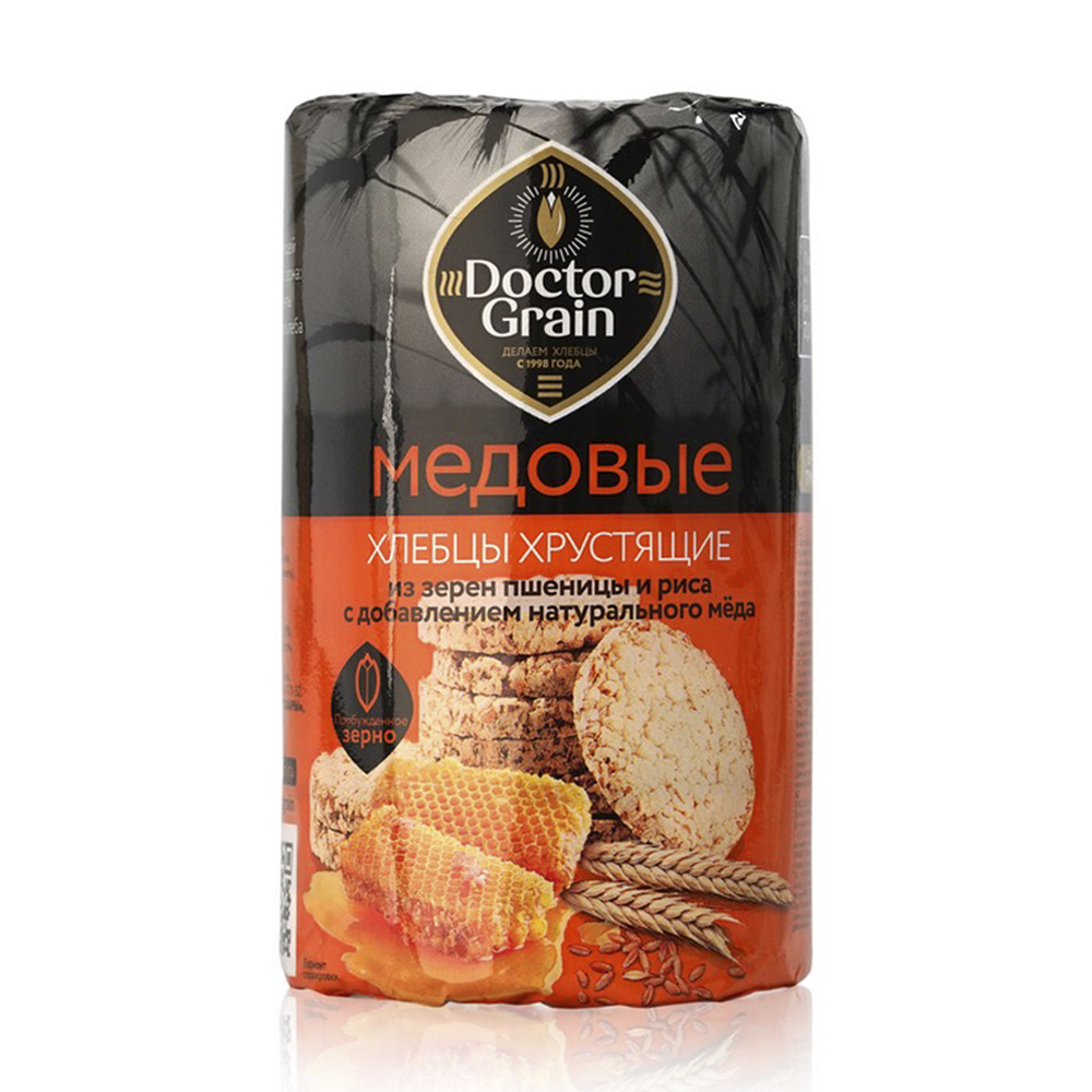 Хлебцы медовые Доктор Грайн 80гр 57₽
