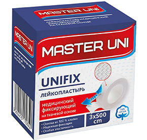 Лейкопластырь на тканевой основе Мастер Юни 3 х 500см