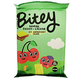 Вафли Bitey Вишня-Свекла 35гр м/уп