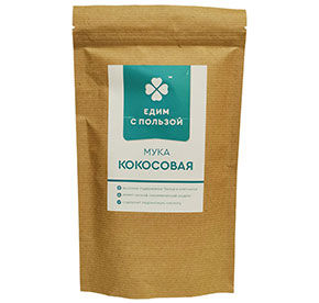 Мука кокосовая Едим с пользой 225гр