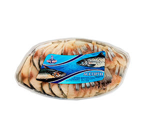 Ассорти рыбное филе скумбрии и сельди Царь Морей 200гр