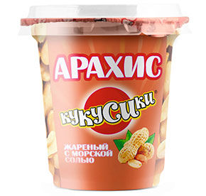 Ядра АРАХИСА жареные " Кукусики " с морской солью  150гр (24)