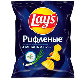 Чипсы Lay's Сметана и лук 81гр