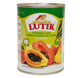 Фруктовый тропический коктейль Lutik 580мл