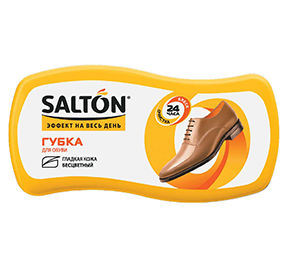 SALTON Губка волна д/обуви из гладкой кожи Бесцветный*18*4