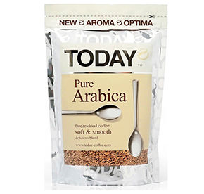 Кофе TODAY PureArabica в пакете 75гр