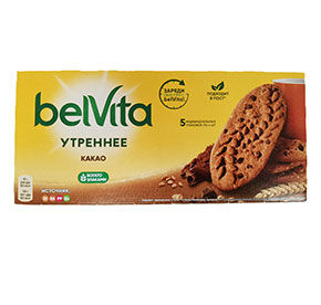 Печенье BelVita Утреннее какао 225гр