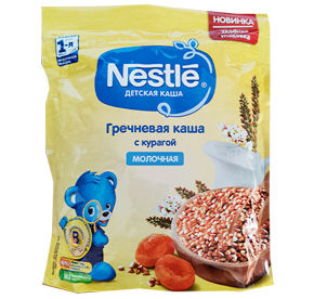 Каша Nestle молочная гречневая с курагой 220гр
