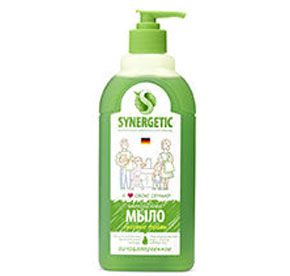 Мыло жидкое Synergetic 0,5л ПЭТЛуговые травы (с дозатором), п/фл