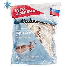 Кальмар дальневосточный Бухта Изобилия замороженное 800гр