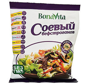 Бефстроганов соевый BonaVita 80гр