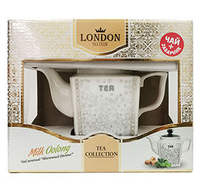 Чай Добрыня зеленый Milk oolong London Tea Club в заварнике 100гр