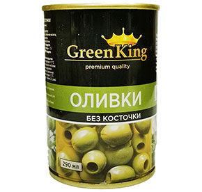 Оливки без косточки Green King 290 мл