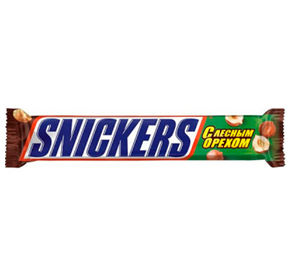 Snickers Лесной орех шоколадный батончик 81гр