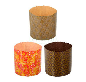 Набор бумажных форм для выпечки куличей 90*90 мм 3шт