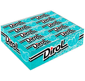 Жевательная резинка DIROL Мята 13,6г
