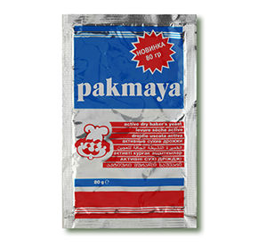 Дрожжи сухие активные Pakmaya 80гр