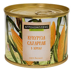 Кукуруза сахарная ГОСТ в/с 200гр