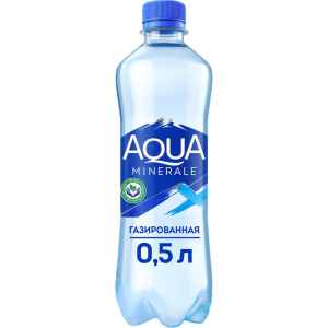 Вода Аква Минерале газированная 0,5 л