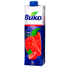 Сок 1л Вико Томат 1/12