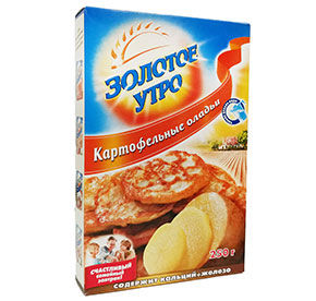 Смесь для выпечки Картофельные оладьи Золотое Утро 250гр