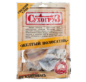 Полосатик желтый 70 г Сухогруз сушеный солёный м/уп