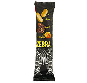 Вафли Зебра с молочной шоколадной глазурью 40гр 53₽