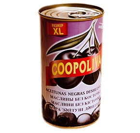 Маслины Coopoliva без косточки 300гр