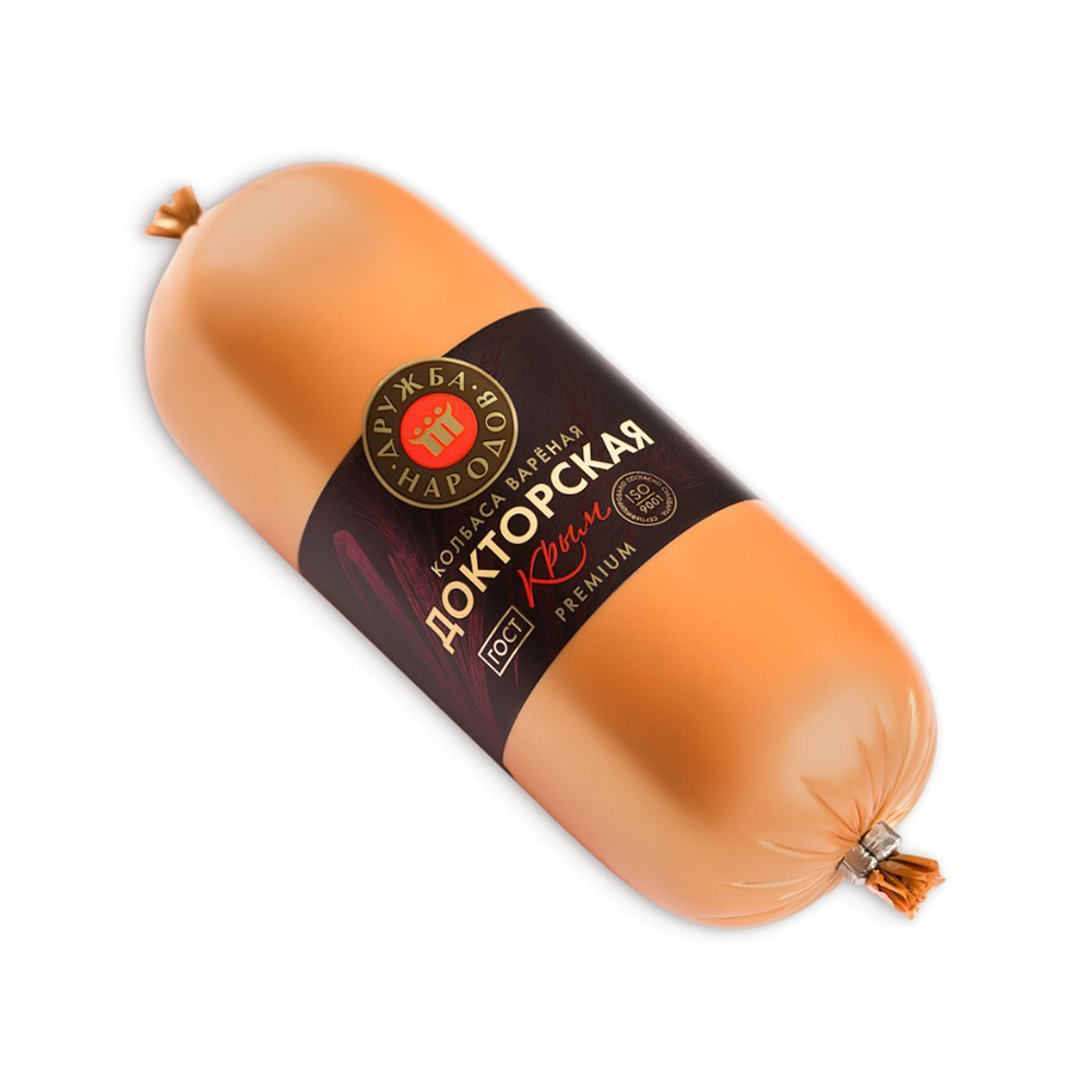 Колбаса вареная Докторская ГОСТ 1 кг Дружба Народов 600₽