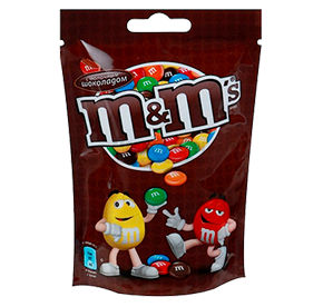 Драже 130г М&М с шоколадом Марс м/у