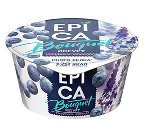 EPICA BOUQUET 4,8% 130г Йогуртс голубикой и экстрактом лаванды 0,13 кг 