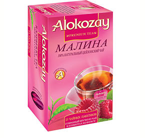 Чай черный Малина Алокозай 25пак*2гр