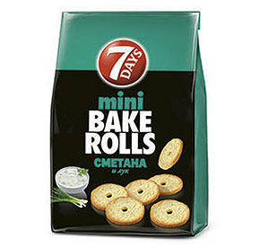 Сухарики Bake Rolls Сметана и Лук 80гр