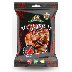 ПЕННЫЕ ИСТОРИИ Ушки свиные с красным перцем  90гр*30шт Пенные истории