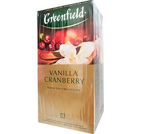 Чай Гринфилд Ванилла Крэнберри 25пак