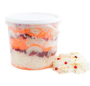 Капуста квашенная с клюквой 0,8 кг (Аринин ИП)