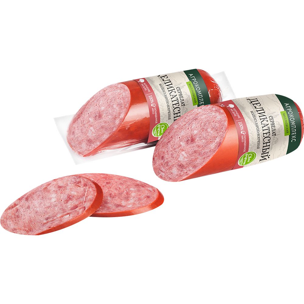 Сервелат Деликатесный колбаса кв в вакуп03кг 340₽