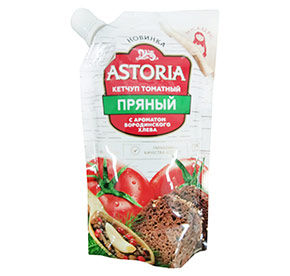 Кетчуп томатный Астория Пряный А-ля рус м/у 250гр
