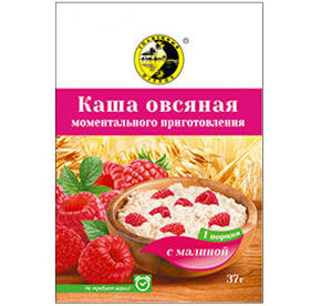 Каша овсяная 37 г Солнечный остров Малина м/уп