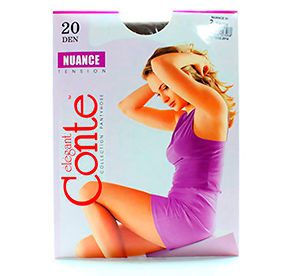 Колготки Conte NUANCE 20 ден  размер 2 черный