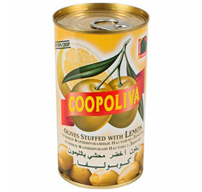 Оливки с лимоном Coopoliva 350гр