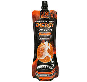 Энергет. напиток СУПЕРФУД Чиа ОМЕГА-3 Тропик (семена чиа+гуарана) д/пак 250мл