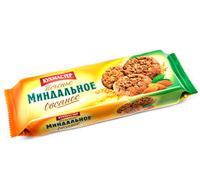 Печенье 270 г Кухмастер Миндальное овсяное м/уп