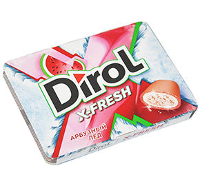 Жевательная резинка Dirol X-Fresh Арбузный лед 16гр